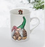 Jule krus af porcelæn